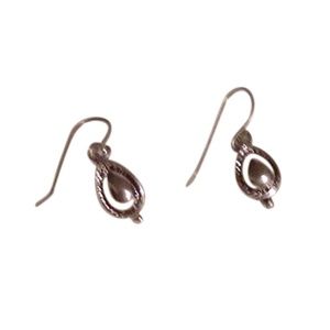 Silver Tear Drop Earrings